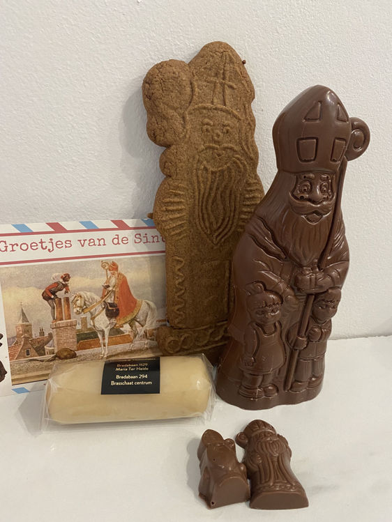 Afbeeldingen van Pakketje Sint chocolade