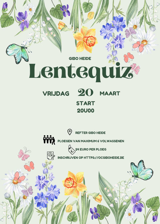 Afbeeldingen van GIBO Heide Lentequiz - 2026